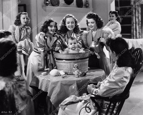 Bonita Granville Diana Lewis Margaret Early bath kid Forty Little Mothers 1483-08