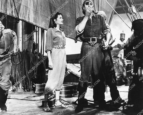 Yvonne De Carlo Philip Friend film Buccaneer's Girl 1506-10