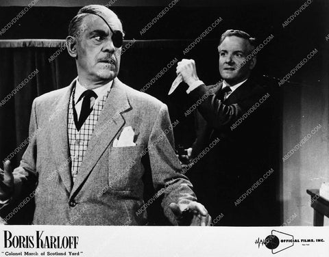 Boris Karloff and guest star TV Colonel March of Scotland Yard 1624-23