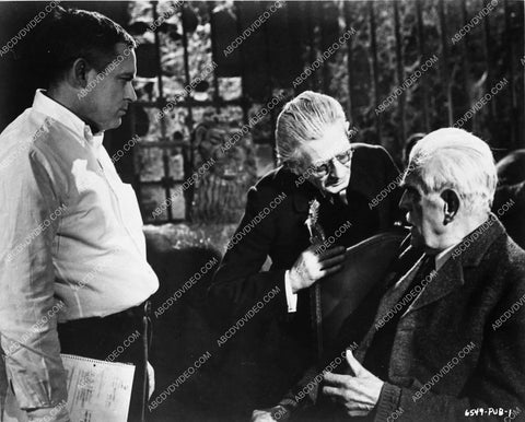 director Daniel Haller Boris Karloff on set Die Monster Die 1624-25