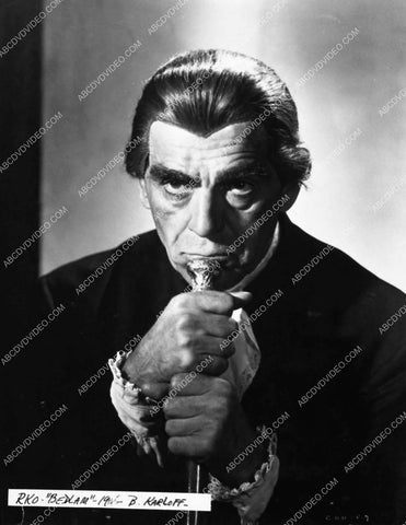Boris Karloff portrait horror film Bedlam 1624-32