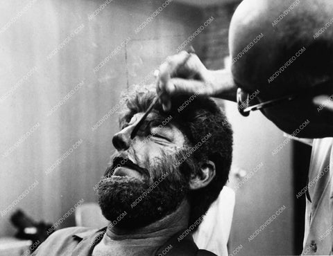 Lon Chaney Jr gets Wolf Man makeup for TV Route 66 1625-14
