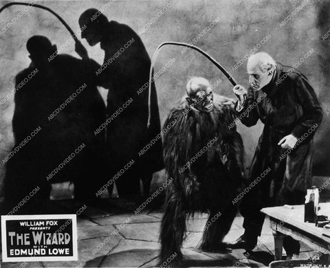 Gustav von Seyfferitz w half human ape monster silent film The Wizard 1629-11