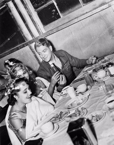 Nelson Eddy MGM commissary dining behind the scenes candid 1674-36