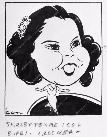 Shirley Temple caricature 1684-05