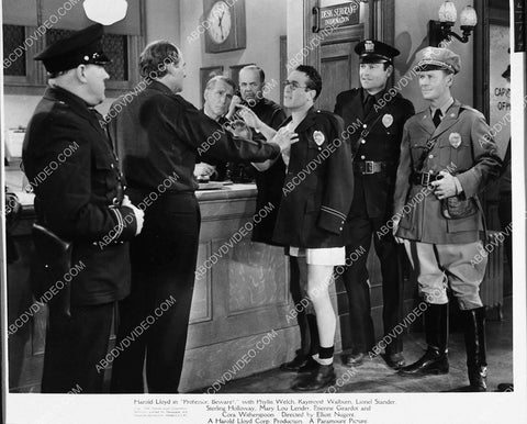 Harold Lloyd stripped down to his garters film Professor Beware 1732-29