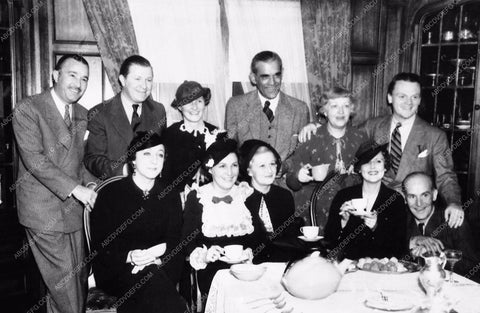 William Cagney Boris Karloff Stuart Erwin Robert Armstrong at party 1774-35