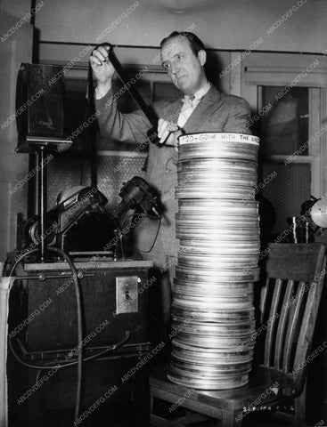 Hal C. Kern editor Gone with the Wind candid behind the scenes 1862-02