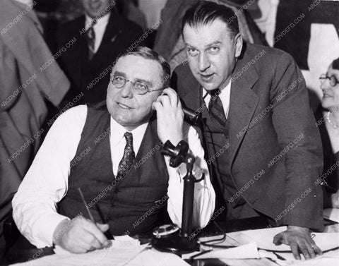 Anton J. Cermak on the phone in courtroom 1868-33