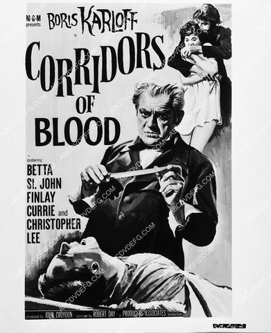 ad slick Boris Karloff film Corridors of Blood 1885-34
