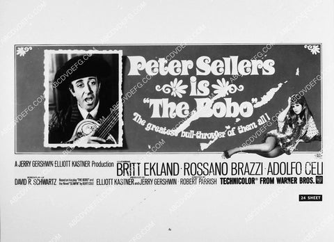 ad slick Peter Sellers Britt Ekland film The Bobo 1892-01