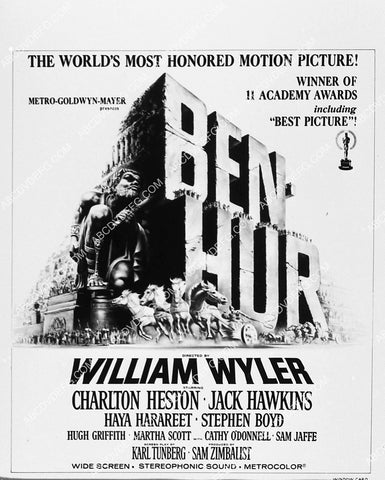 ad slick Charlton Heston film Ben-Hur 1908-01