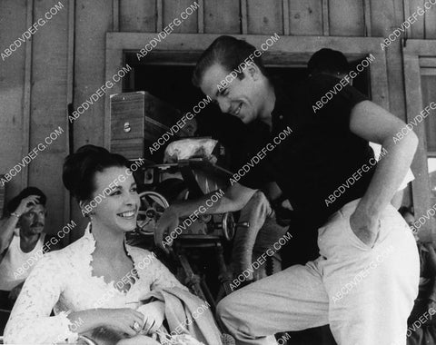 candid Claire Bloom William Shatner on set film The Brothers Karamazov 1908-23