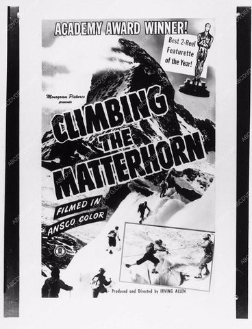 ad slick Climbing the Matterhorn 1945-01