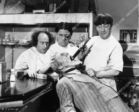 3 Stooges Moe Larry Shemp Emil Sitka 1956-19