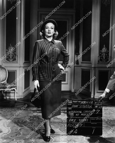 Ann Sothern costume wardrobe slate shot unknown MGM film 1982-16