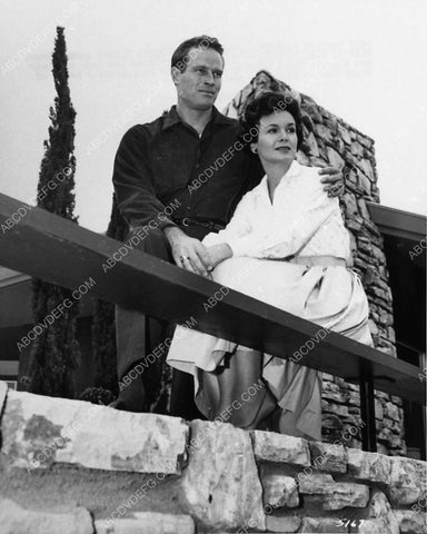 candid Charlton Heston at home w wife 2001-19