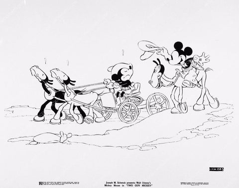 ad slick Disney cartoon Mickey Mouse Two Gun Mickey 2043-34