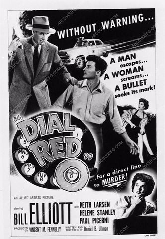 ad slick Bill Elliott Dial Red 2043-36
