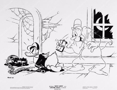 ad slick Donald Duck Lonesome Ghosts 2046-13