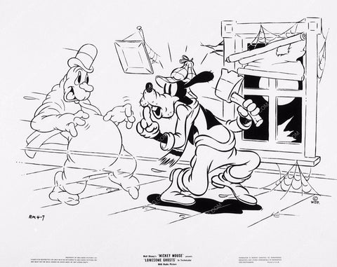 ad slick Goofy Lonesome Ghosts 2046-16
