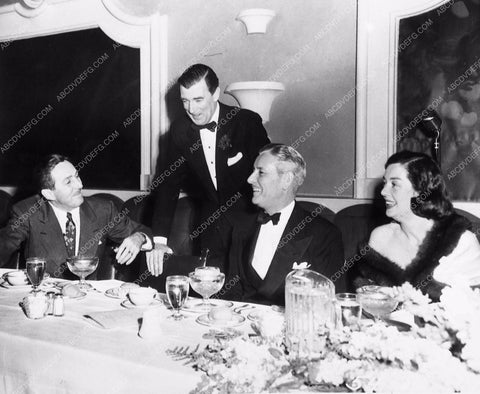 Walt Disney Walter Pidgeon Ronald Colman Rosalind Russell dining 2046-28