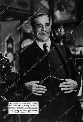 Boris Karloff portrait 2053-35