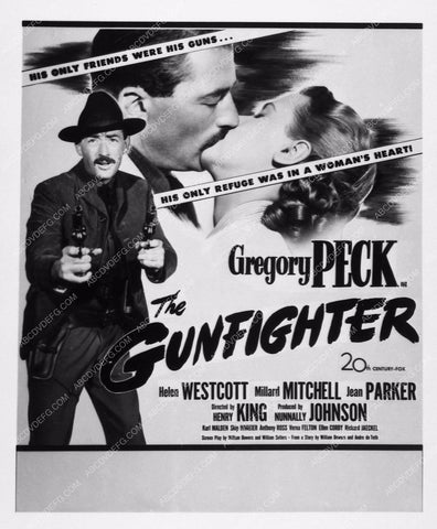 Gregory Peck add slick western film The Gunfighter 2158-01
