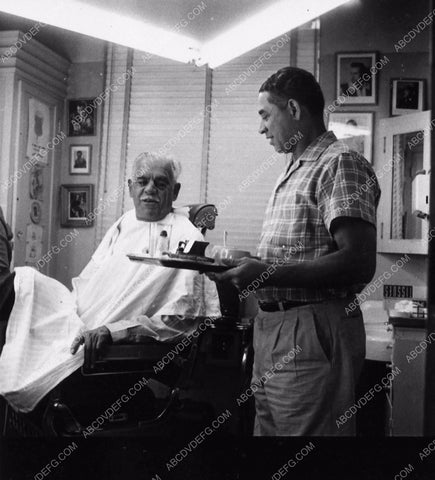 Boris Karloff makeup artrists George & Gordon Bau Frankenstein 1970 2158-16
