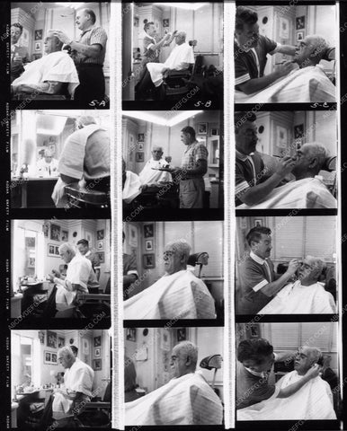 Boris Karloff makeup artrists George & Gordon Bau Frankenstein 1970 2158-25