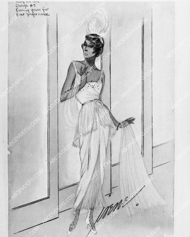 MGM Studios costume wardrobe sketch by Irene for film Easter Parade 2195-32