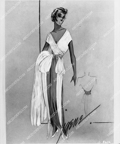MGM Studios costume wardrobe sketch by Irene for film Easter Parade 2196-08