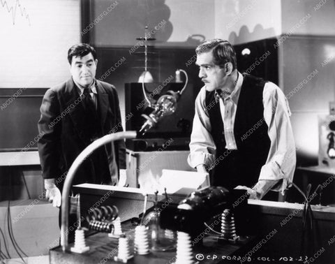 Boris Karloff and cast sci-fi film The Devil Commands 2216-21