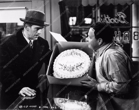 Boris Karloff and birthday cake sci-fi film The Devil Commands 2216-22