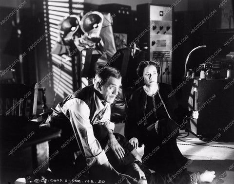 Boris Karloff and cast sci-fi film The Devil Commands 2216-28