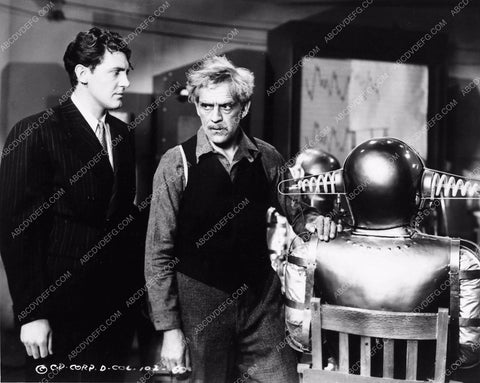 Boris Karloff and cast sci-fi film The Devil Commands 2216-31