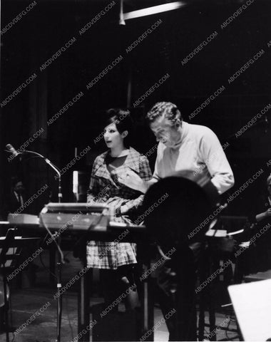 Barbra Streisand behind the scenes Funny Girl sound equipment 2229-30