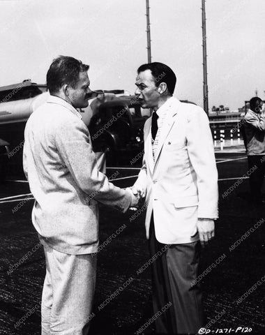 candid photo Frank Sinatra writer James Jones From Here to Eternity 2245-35