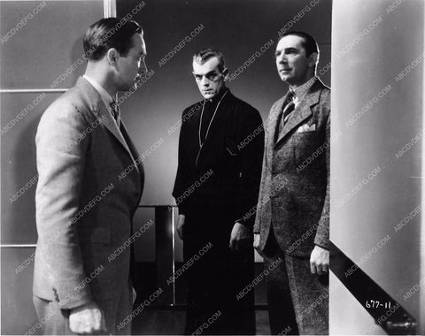 David Manners Bela Lugosi Boris Karloff horror film The Black Cat 2246b-04