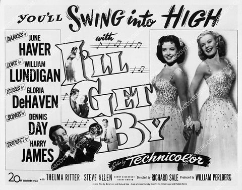 ad slick June Haver Gloria DeHaven film I'll Get By 2250-01