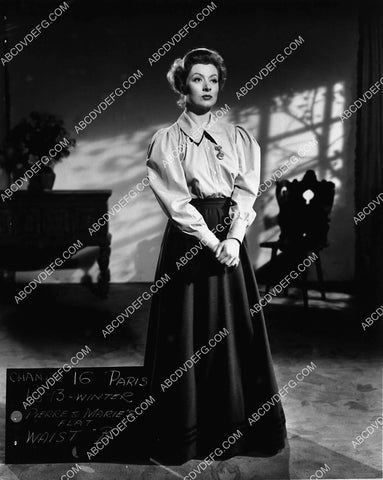 Greer Garson wardrobe slate shots film Madame Curie 2254-15