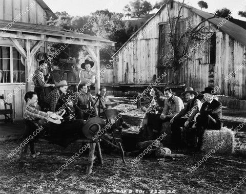 Charles Starrett Lorna Gray Sons of the Pioneers film Bullets for Rustlers 2275-07