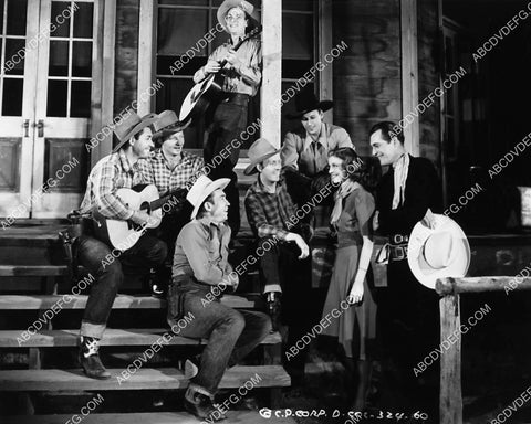 Charles Starrett Iris Meredith Sons of the Pioneers film Blazing Six Shooters 2275-08