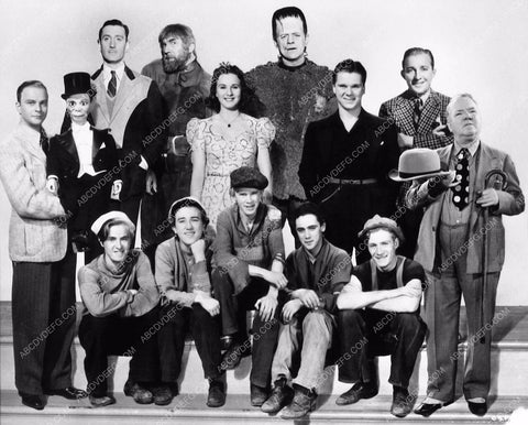 Edgar Bergen Basil Rathbone Bela Lugosi WC Fields Jackie Cooper 2298-21