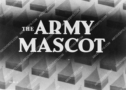 title card animated short film The Army Mascot 2380-01