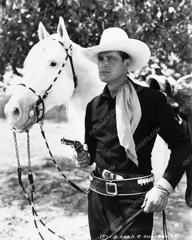 cowboy Charles Starrett and his horse portrait 2528-06