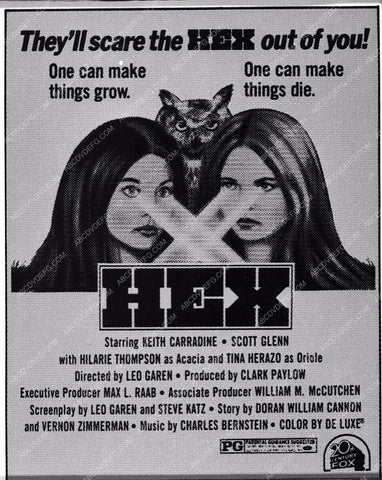 ad slick Keith Carradine Scott Glenn Hex 2579-04