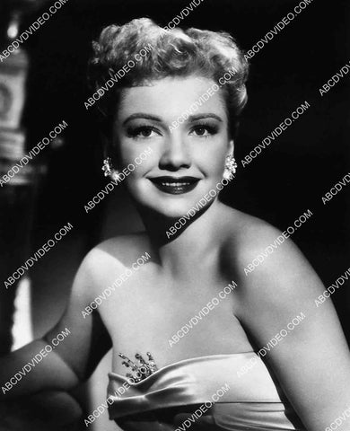 Anne Baxter in strapless gown 2704-9