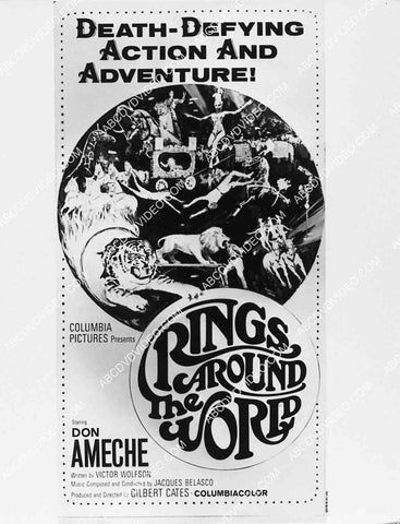ad slick Don Ameche film Rings Around the World 2721-32