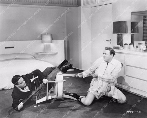 Albert Dekker in garters comedy tug of war scene 2736-20